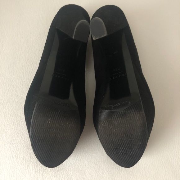 Suede Platform Pumps by Theory - Picture 7 of 16